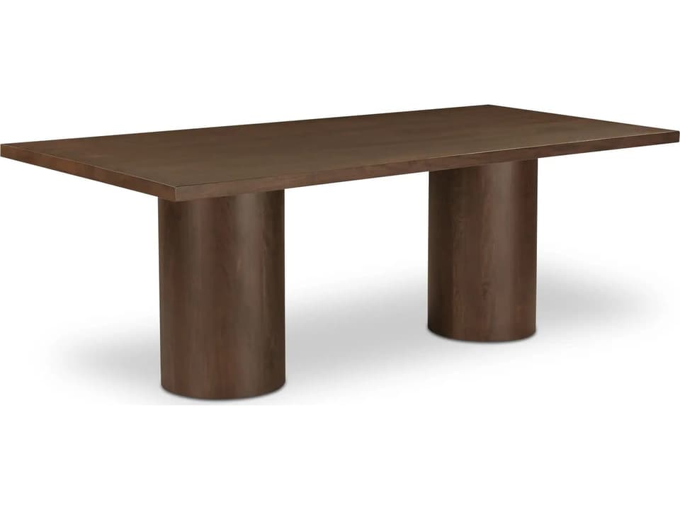 Hadley Rectangular Wood Brown Dining Table