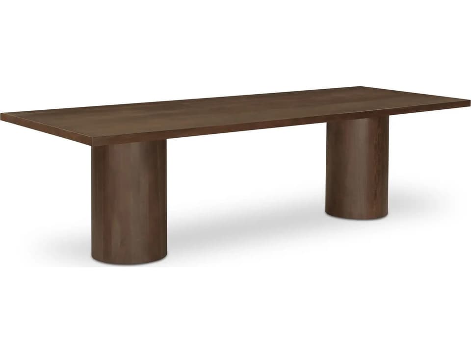 Hadley Rectangular Wood Brown Dining Table