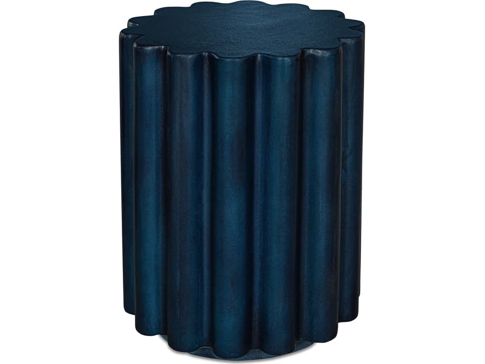 Taffy Accent Table Blue Indoor Outdoor