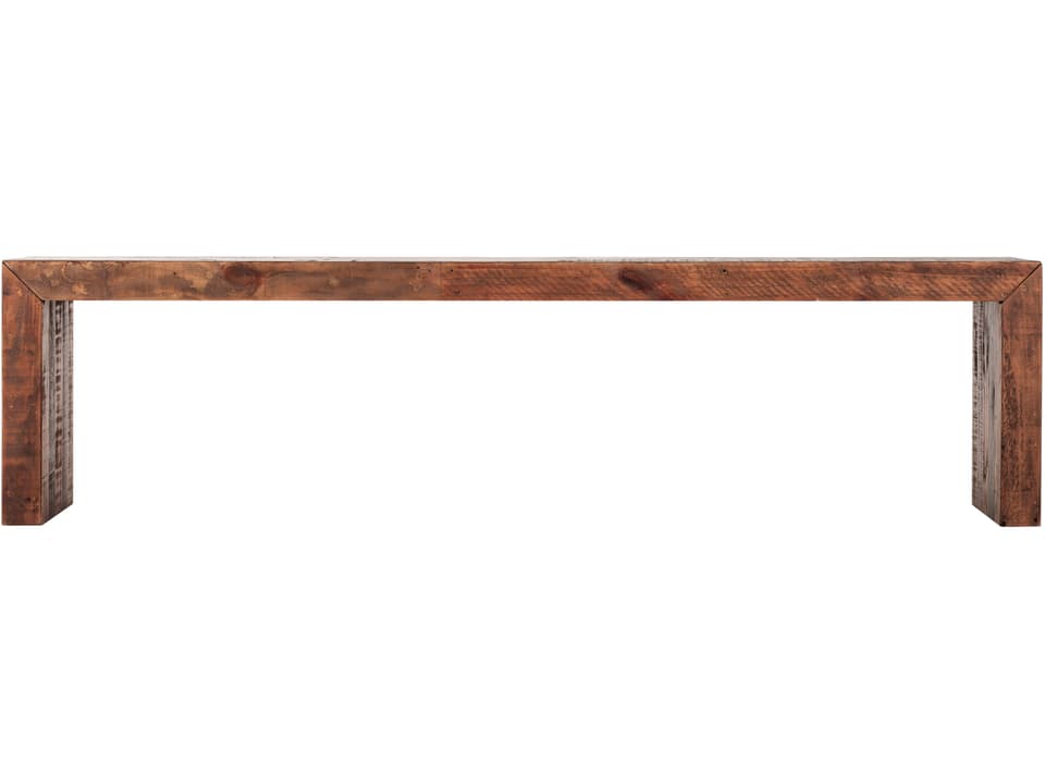 Vintage Bench Large Rustic Pine