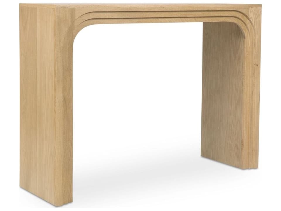 Berkley Rectangular Wood Natural Console Table