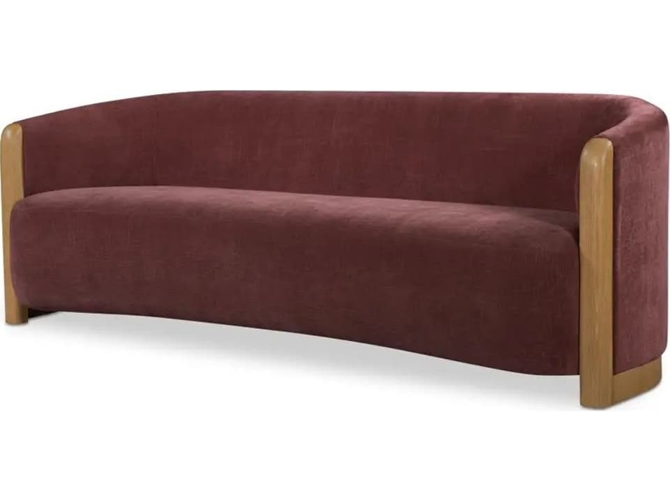 Anya Purple Upholstered Sofa