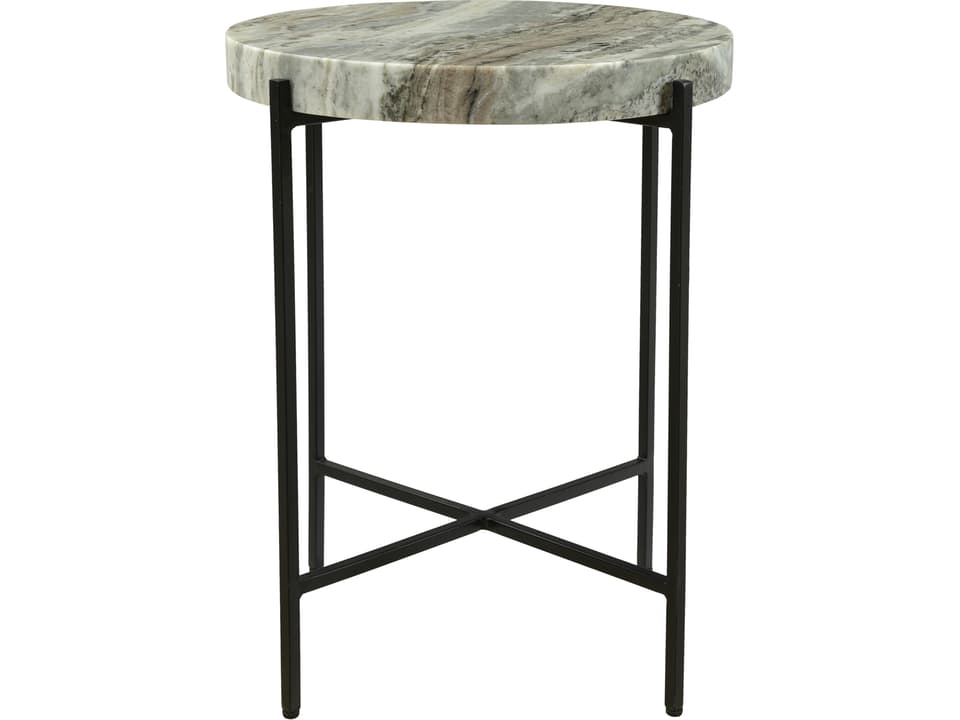Cirque Accent Table in Sand Marble