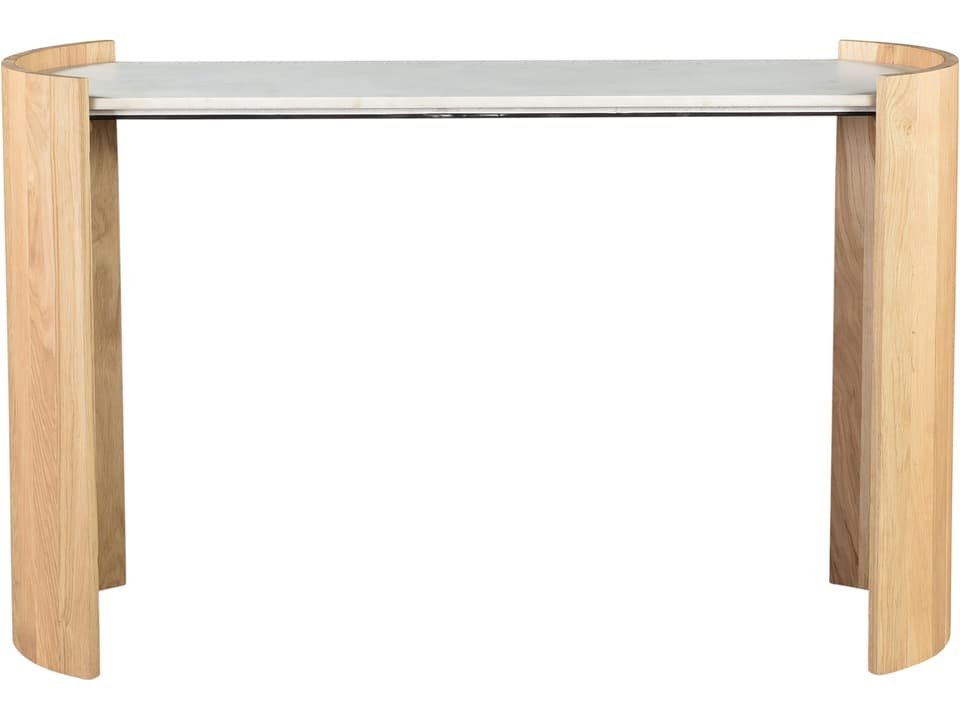 Dala Console Table White