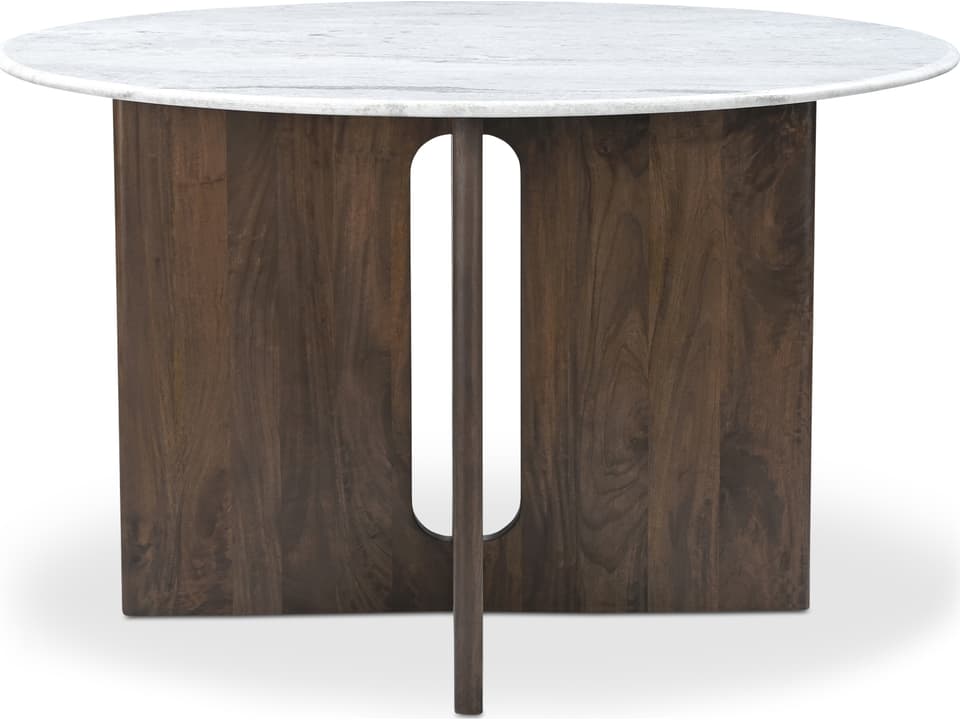 Stanley Round Marble Dining Table