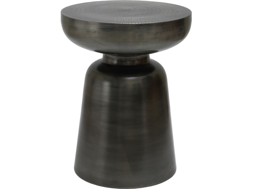 Arthur Accent Table Round Antique Zinc