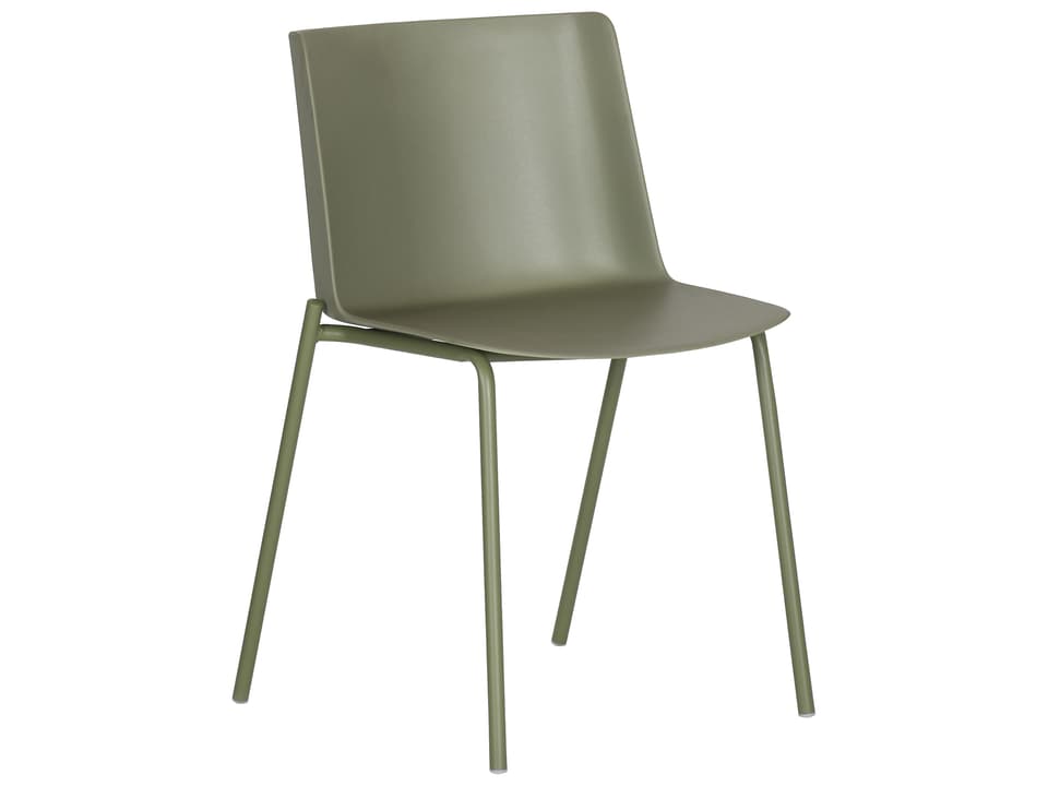 Silla Green Armless Dining Chair Set of 2