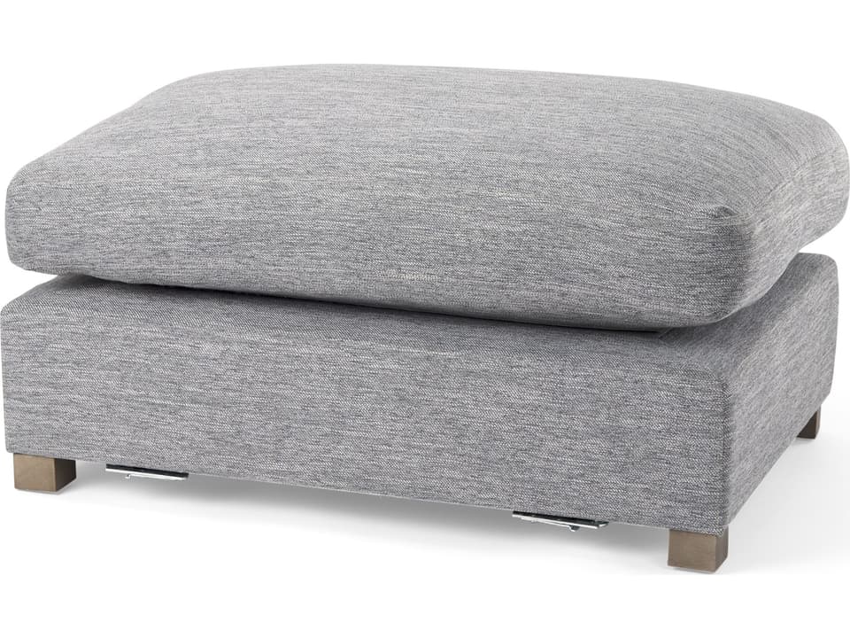 Valence 38.6L x 26.0W x 17.7H Castlerock Gray 2/3 Ottoman Sectional Piece