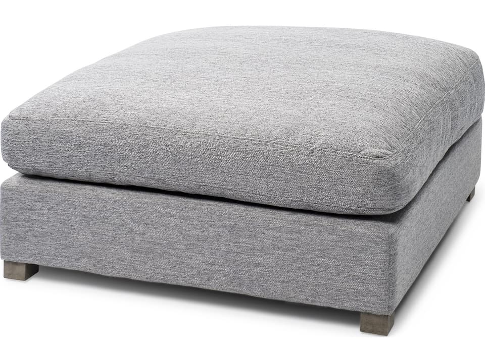Valence 38.6L x 38.6W x 17.7H Castlerock Gray Full Size Ottoman Sectional Piece