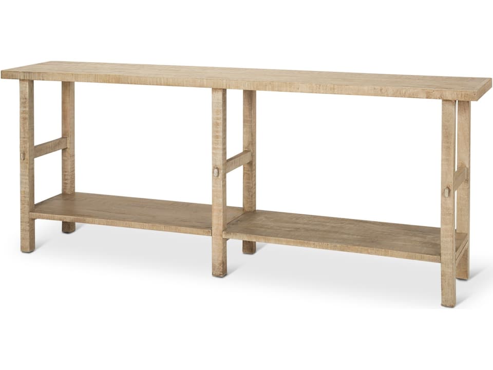 Rosie Large Blonde Wood Console Table