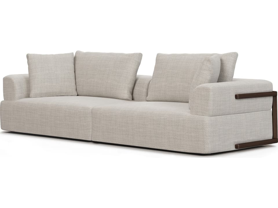 Warner Gray Two Piece Sofa Set