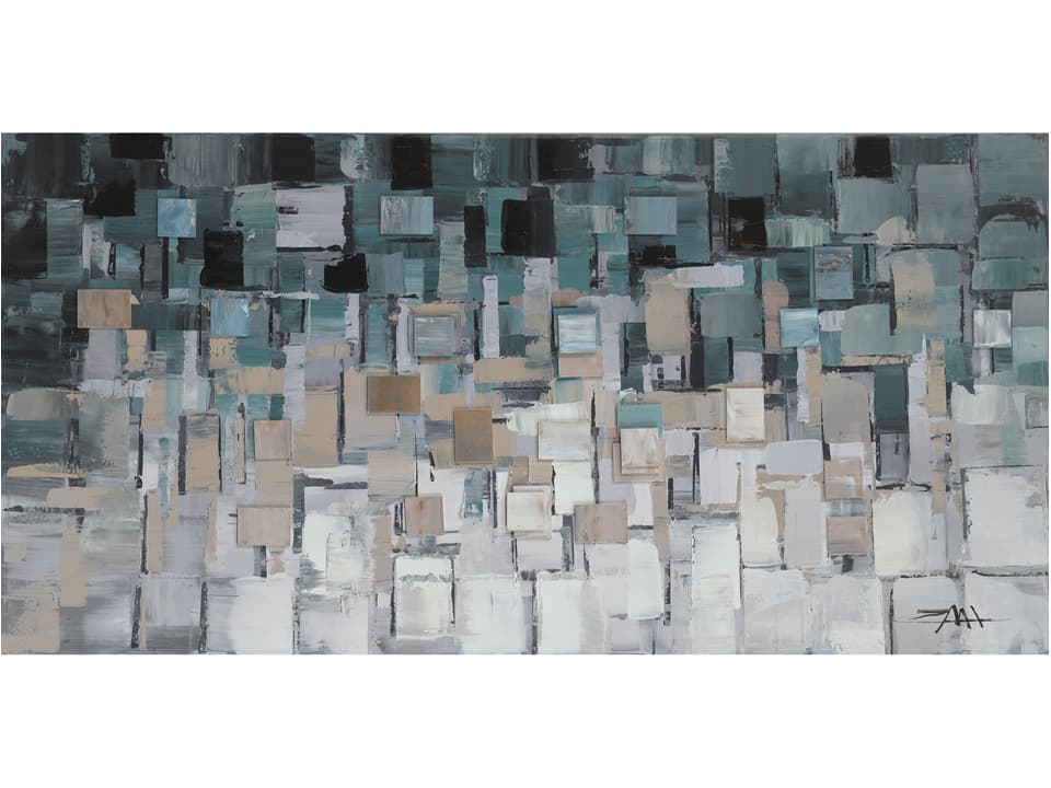 Segments Wall Decor Abstract Geometric Canvas Art