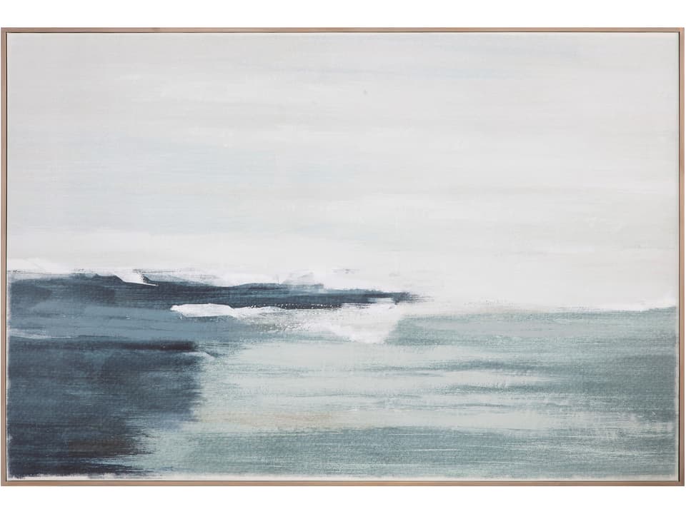 Shoreline Framed Painting Abstract Wall Art