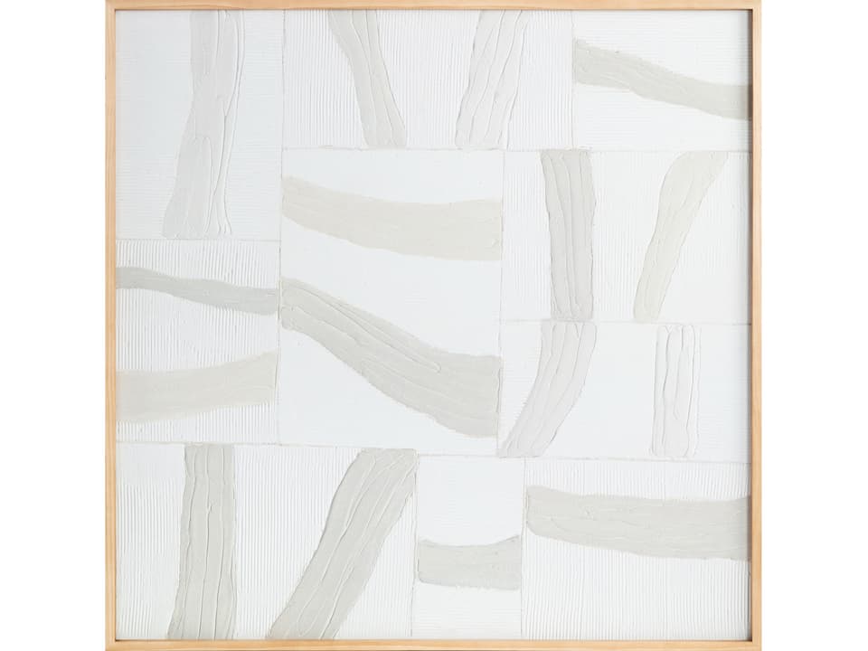 Configured Framed Canvas Wall Art in Multi-Color
