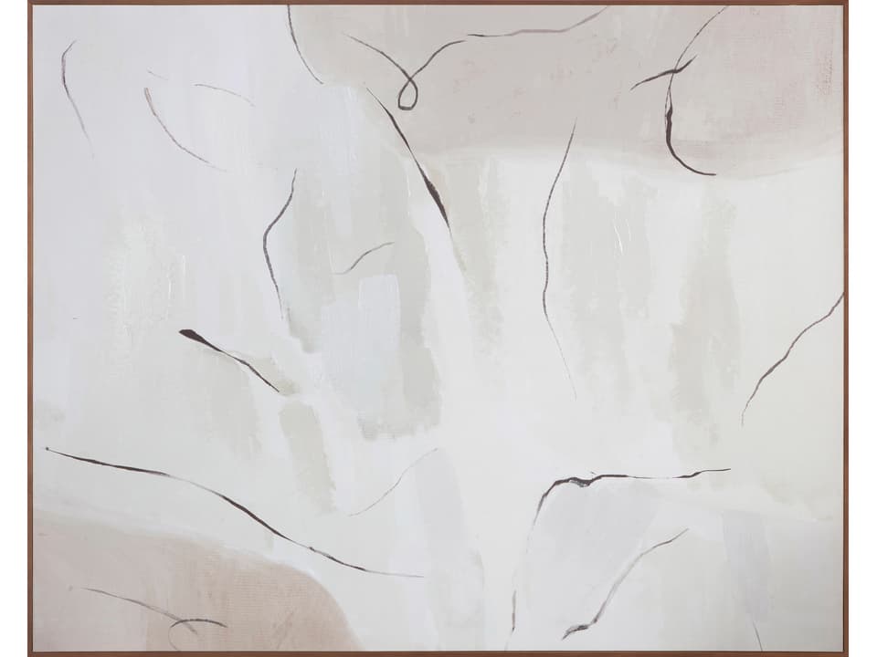 Impression Framed Painting Large Abstract Wall Art