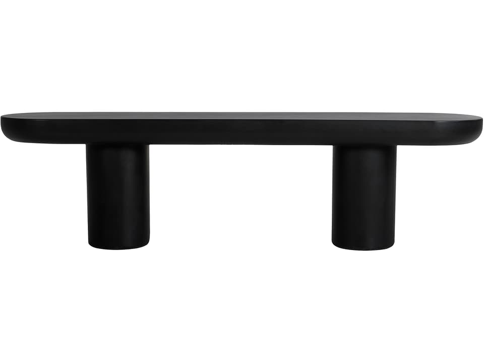 Rocca Dining Bench Black Indoor Outdoor