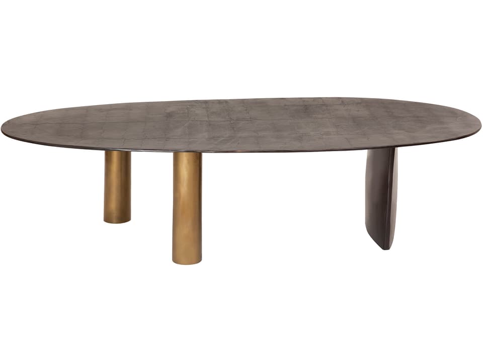 Nicko Coffee Table Oval Aluminum