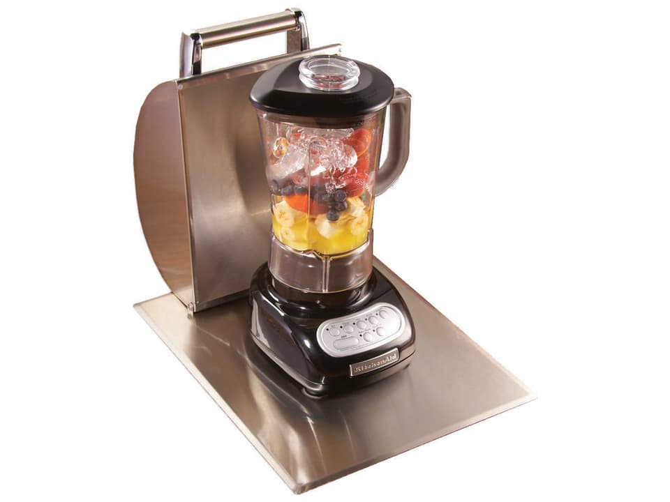 Outdoor Built-in Blender with Stainless Steel Hood