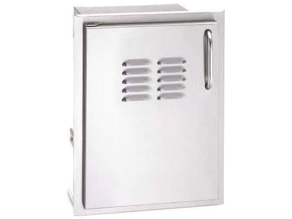 Select Single Access Door with Tank Tray and Louvers Left Hinge