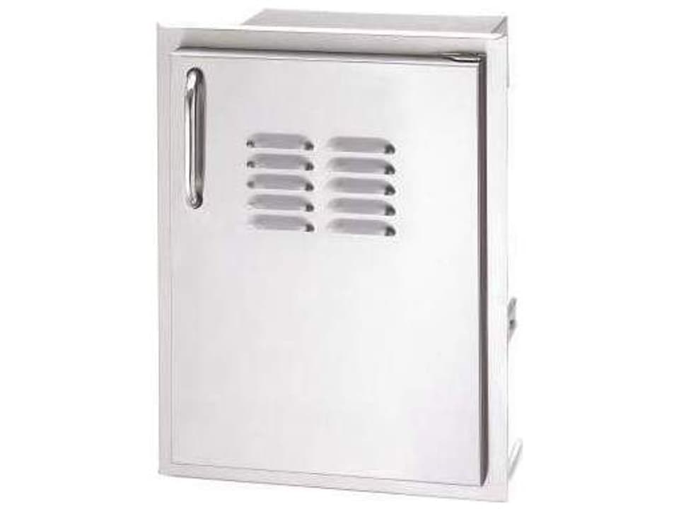 Select Single Access Door with Tank Tray and Louvers Right Hinge