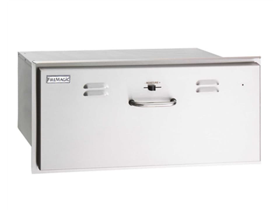 Select 30-Inch Electric Outdoor Warming Drawer in Stainless Steel