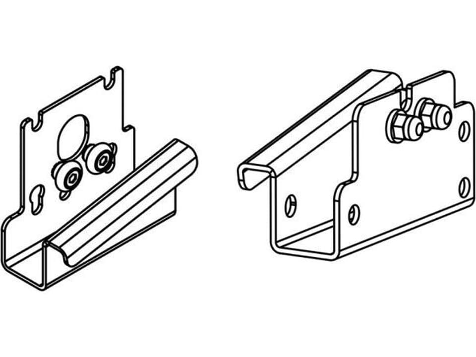 Super Heavy Duty Reversible Rotisserie Bracket Kit for Echelon E1060 Grills