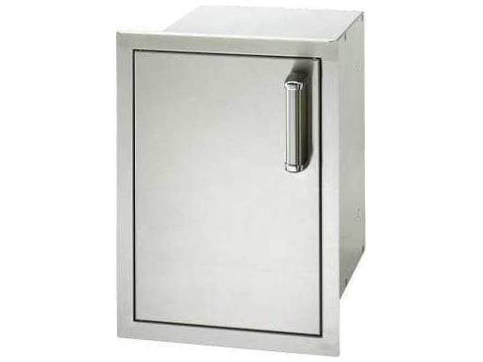 Premium Flush Single Door with Dual Drawers Left Hinge Stainless Steel