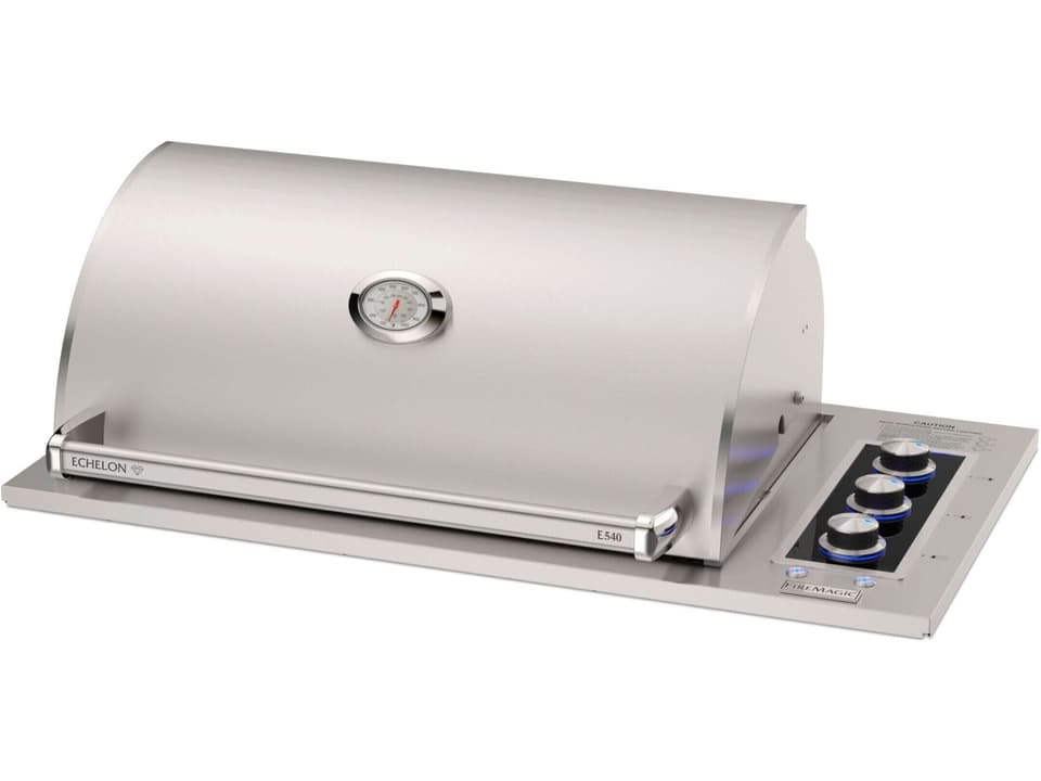 3 Burner Gas Built-In Grill with Hood