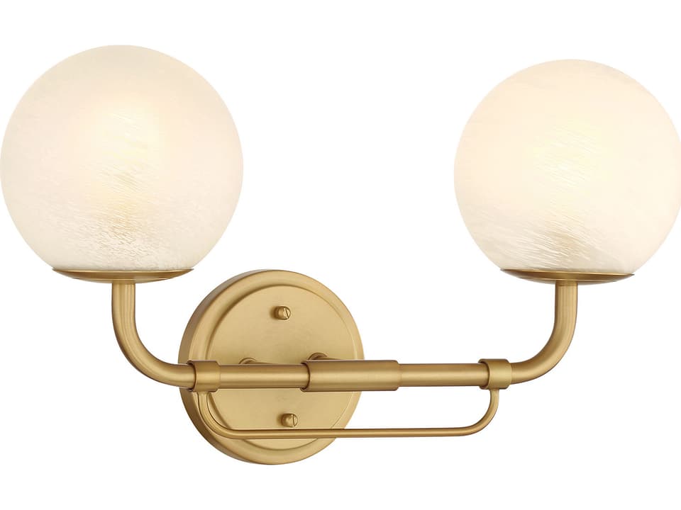Generation Lighting Jett 2-Light Satin Brass Vanity Light