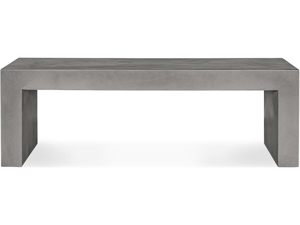 Lazarus Outdoor Bench Grey Concrete
