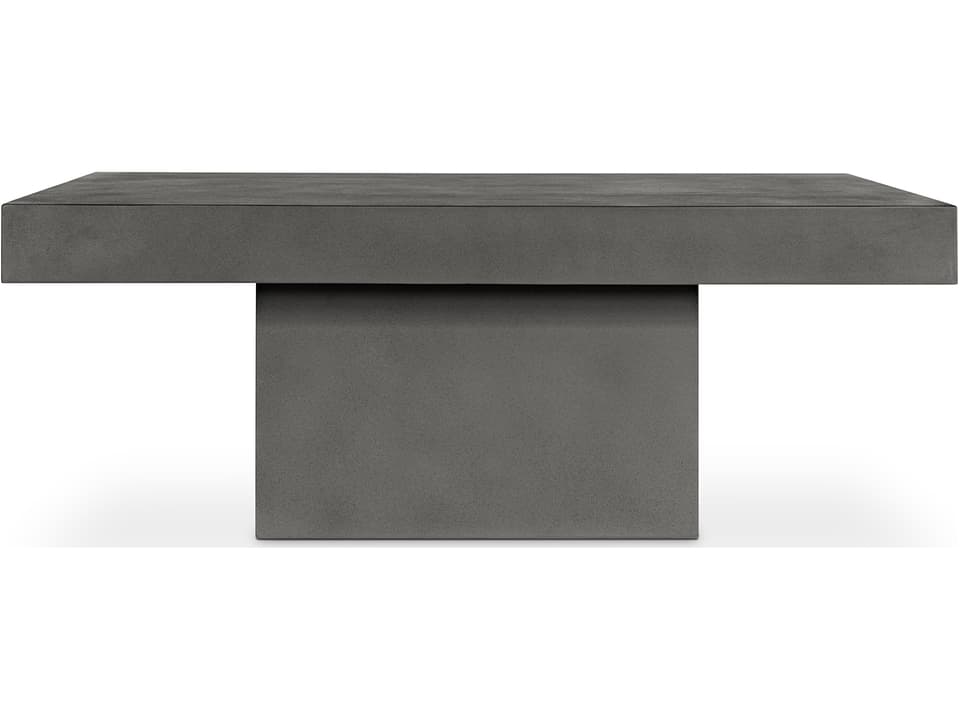 Maxima Fibre Reinforced Concrete Outdoor Coffee Table in Dark Grey