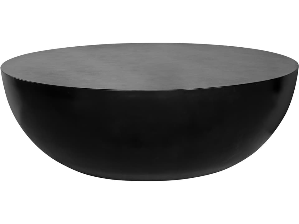Insitu Black Concrete Round Coffee Table