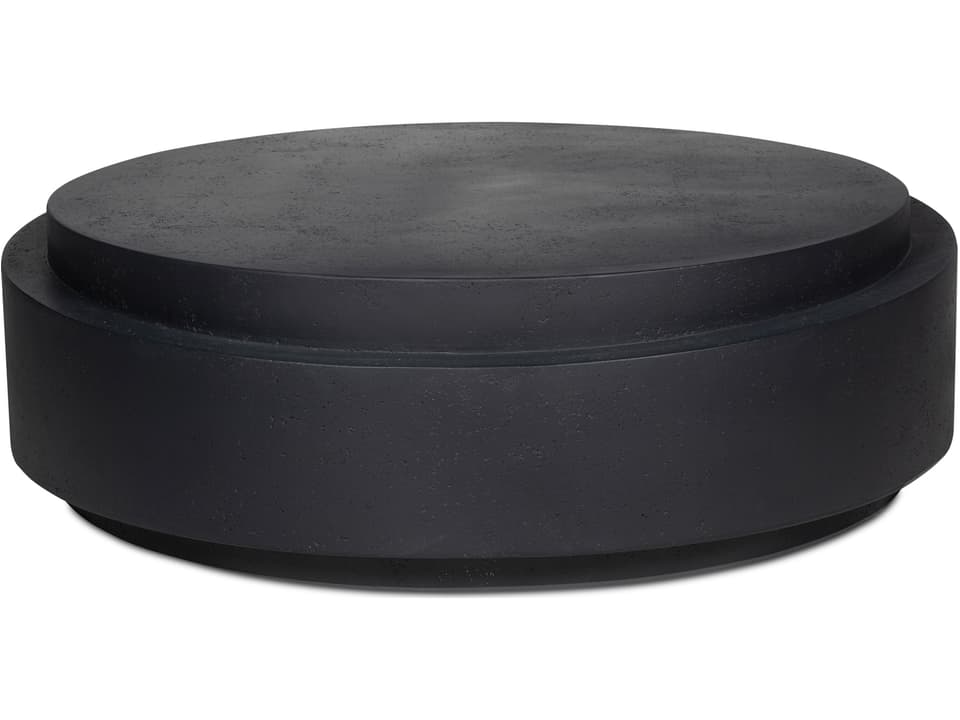 Cosmo 48-Inch Square Outdoor Coffee Table in Black