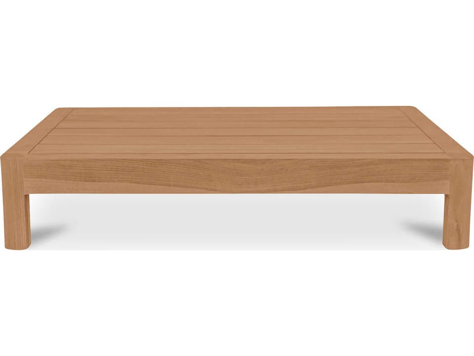 Enzo Natural Teak Rectangular End Table