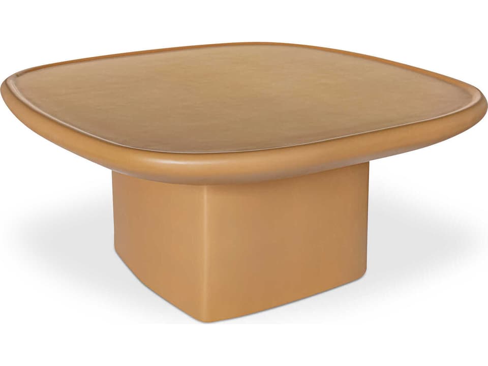 Manon Square Coffee Table in Deep Yellow