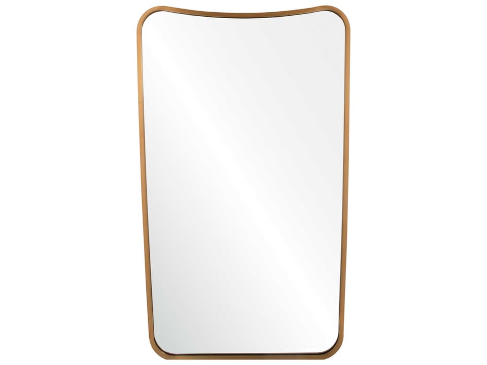 Antiqued Light Bronze Wall Mirror