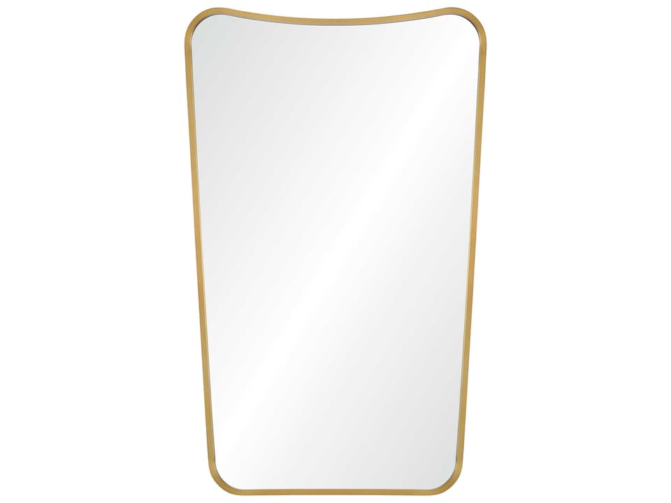 Antiqued Light Bronze Wall Mirror with Stainless Steel Frame
