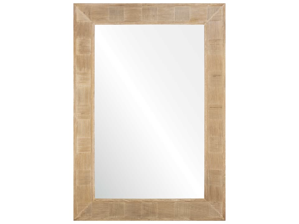Michael S. Smith Cerused Oak Rectangular Wall Mirror
