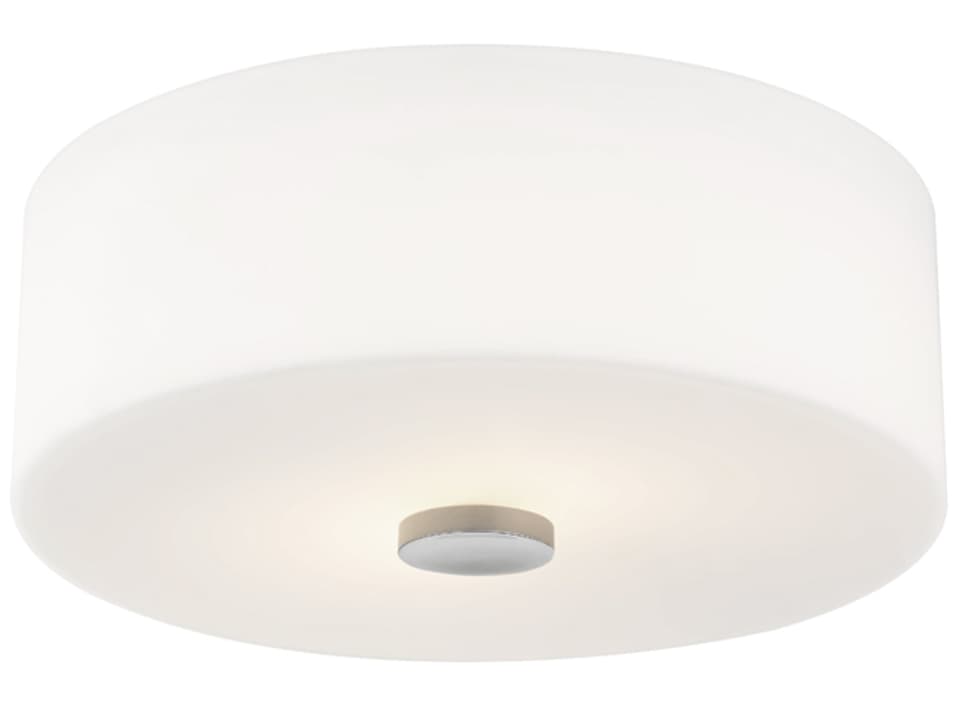 Sophie 2-Light Flush Mount Ceiling Light in Polished Nickel