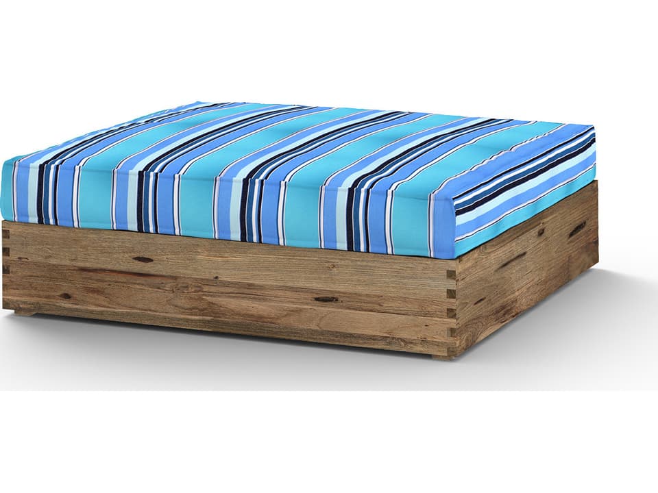 Aiko Teak Cushion Outdoor Patio Ottoman