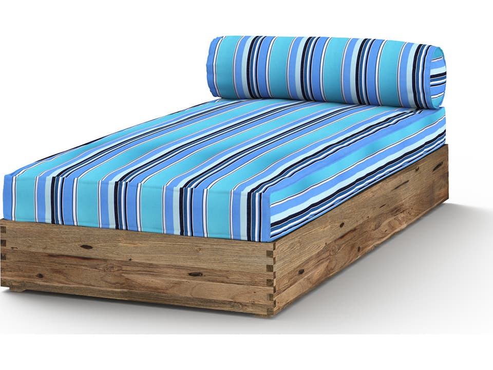 Aiko Teak Cushion Outdoor Patio Chaise Lounge