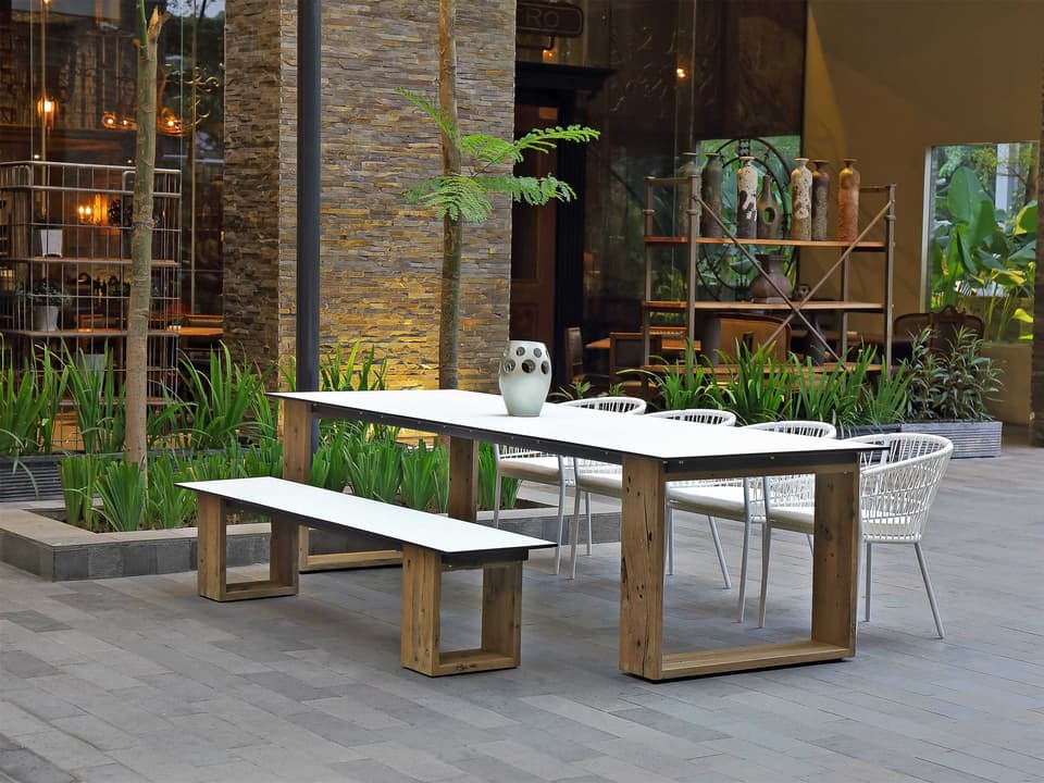Aiko Teak Patio Dining Set