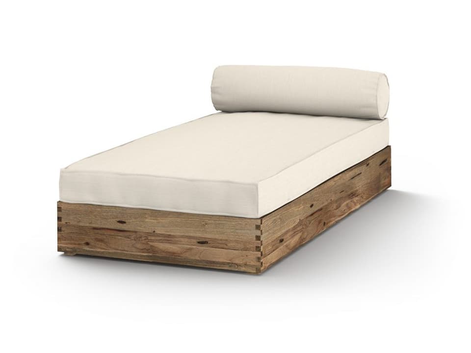 Aiko Modular Chaise Lounge in Reclaimed Teak