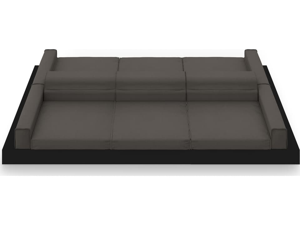 MamaGreen Boulevard Aluminum Double Sided Outdoor Patio Lounge Set