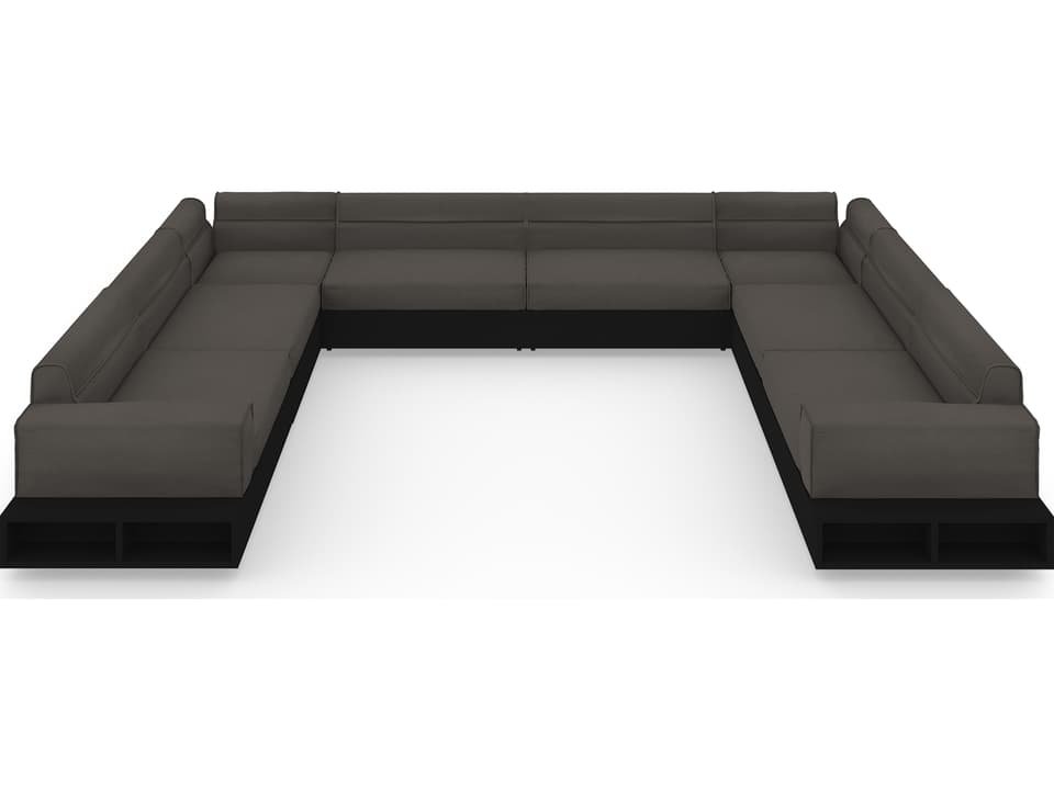 MamaGreen Boulevard Aluminum Sectional Outdoor Lounge Set