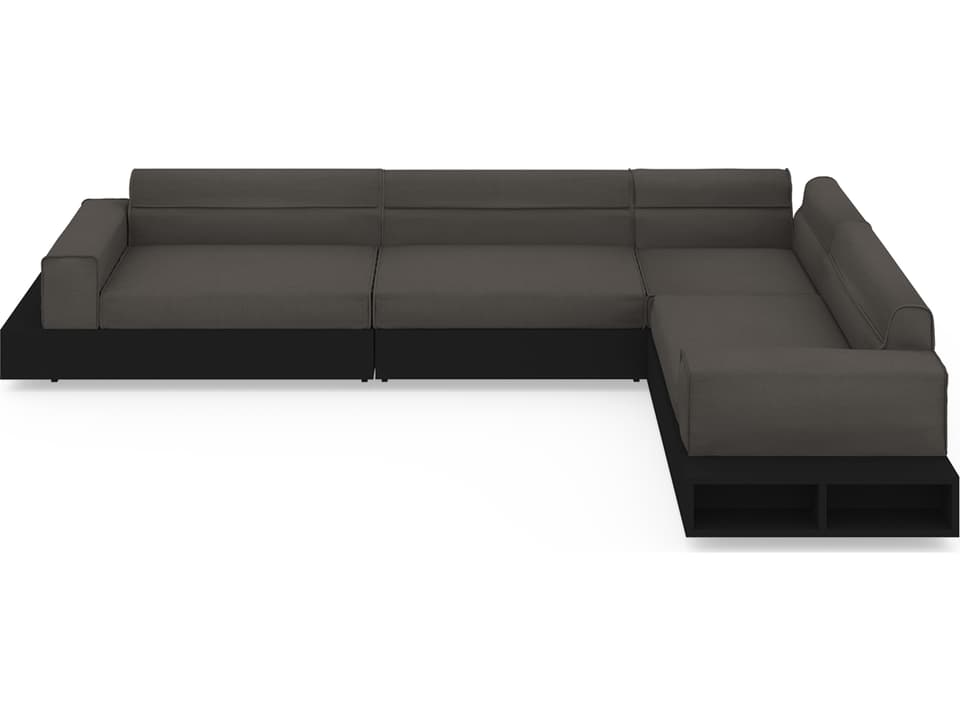 MamaGreen Boulevard Aluminum Sectional Outdoor Patio Lounge Set