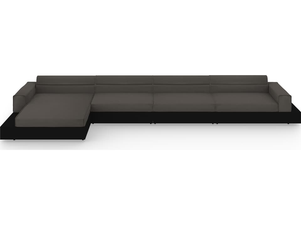 MamaGreen Boulevard Aluminum Sectional Outdoor Patio Lounge Set