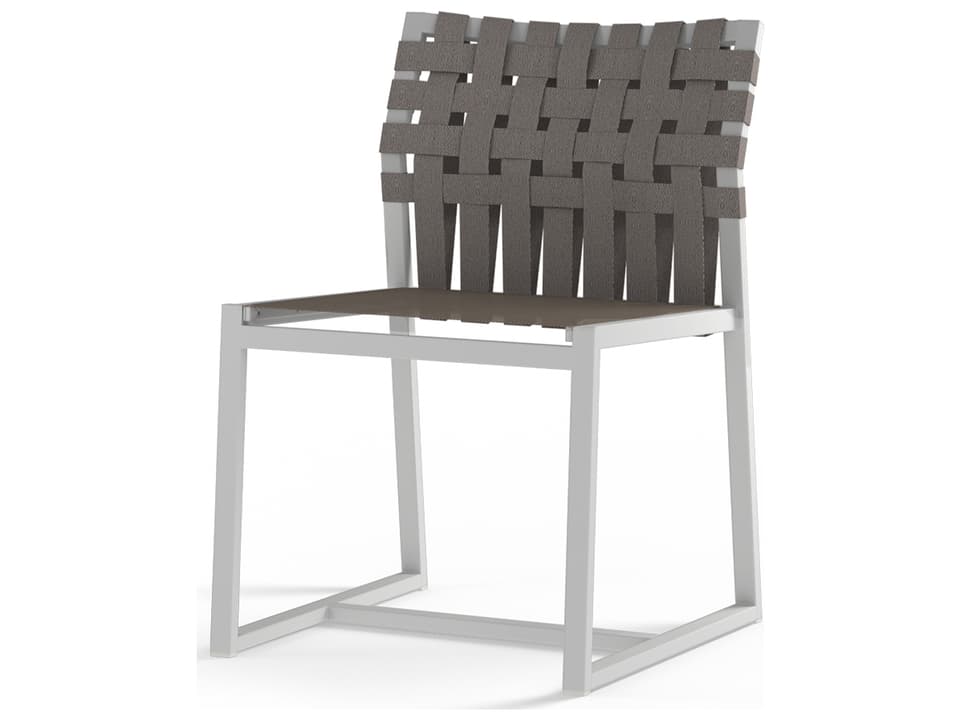 Ekka Sling Aluminum Carver Dining Side Chair