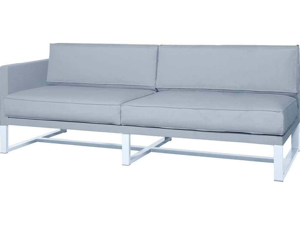 Mono Aluminum Cushion Modular Right Arm Loveseat