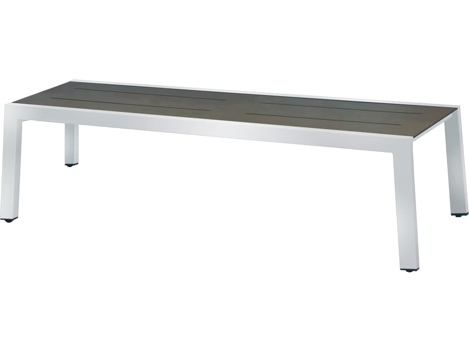 Baia 57-Inch Stainless Steel HPL Bench